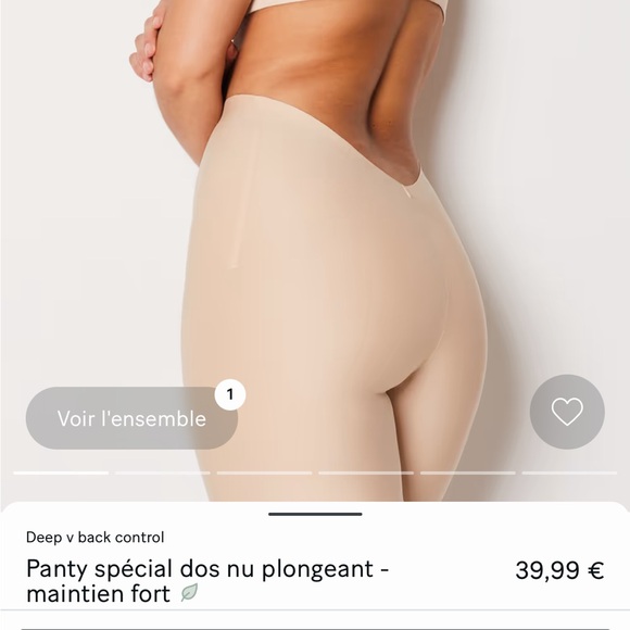 Deep V Shapewear Shorts - Picture 5 of 5